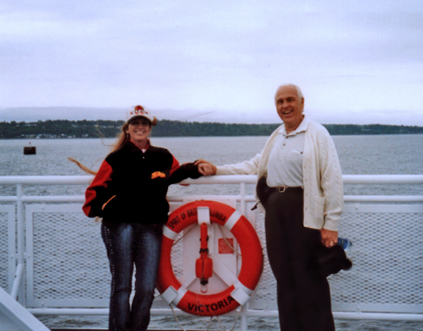 On the ferry to Vancouver